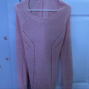 oversized pink sweater!